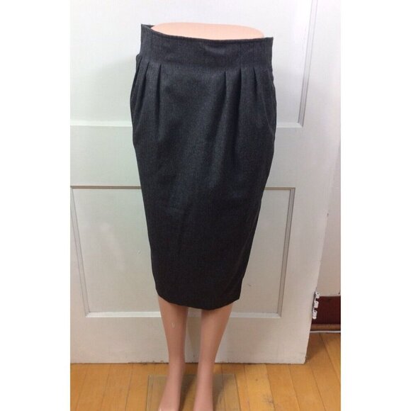 Don Sayres Vintage Wool Pencil Skirt Office Siren Womens 6 - Picture 1 of 9